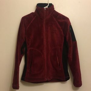 Red/Burgundy Columbia Fleece